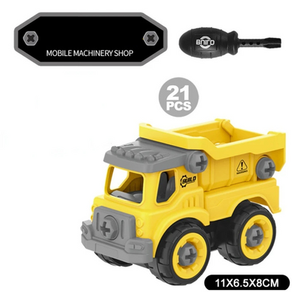 Fun Kids Construction Play Set with Vehicles