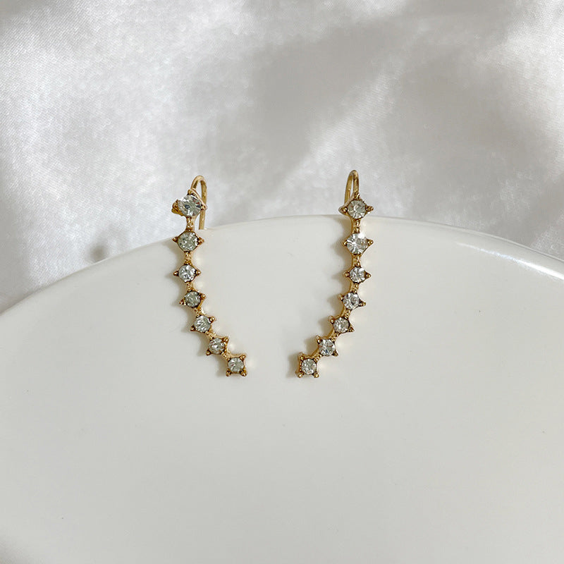 Luxurious Diamond Solitaire Earrings