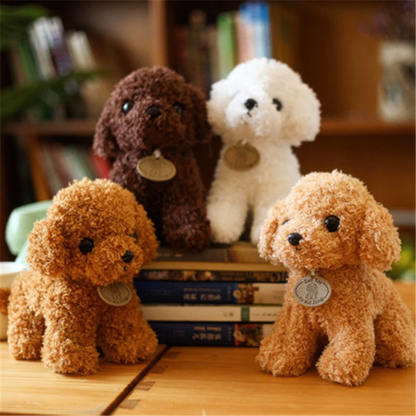 Cuddly Teddy Dog Toy - Soft Plush Friend for Children