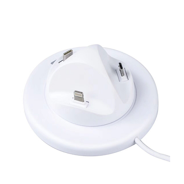 Compact Phone Stand with USB Charging Base