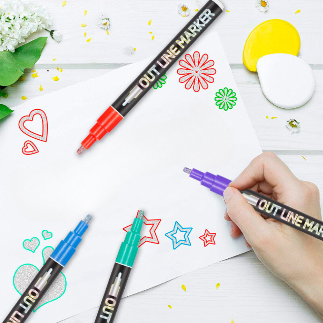 Vibrant Colorful Art Markers - Fesara
