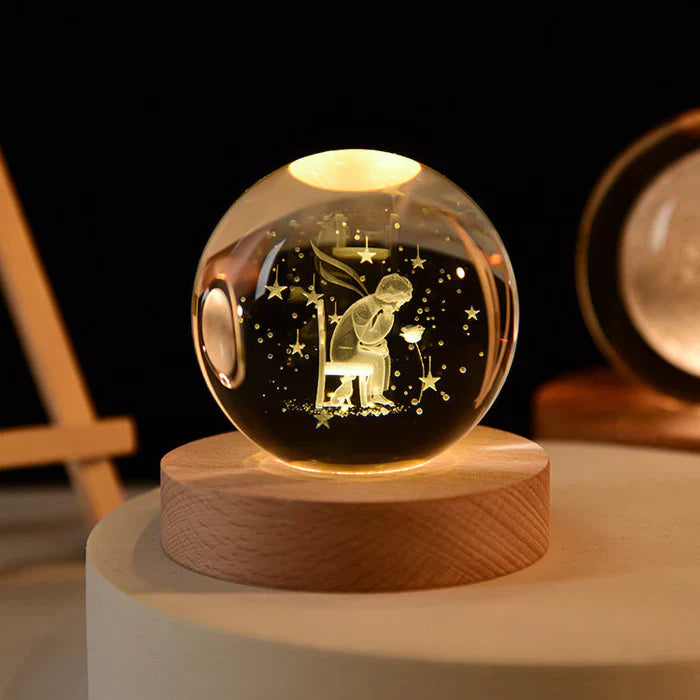 Shining Lunar Glass Orb