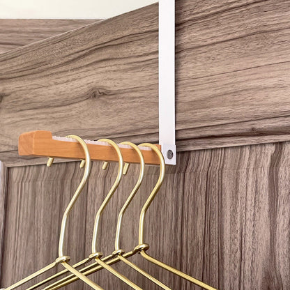 Space Saving Wooden Door Storage Hooks