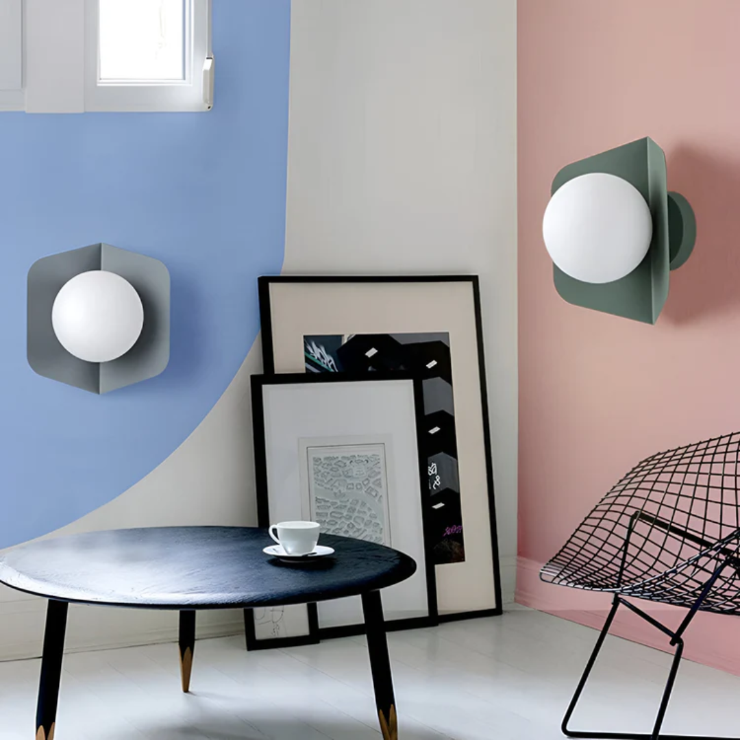 Colorful Wall Mount Macaron Lamp