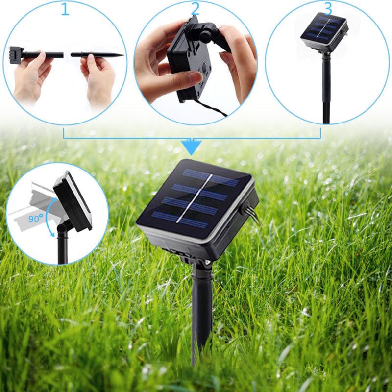 Colorful Solar Powered Water Drop Lights
