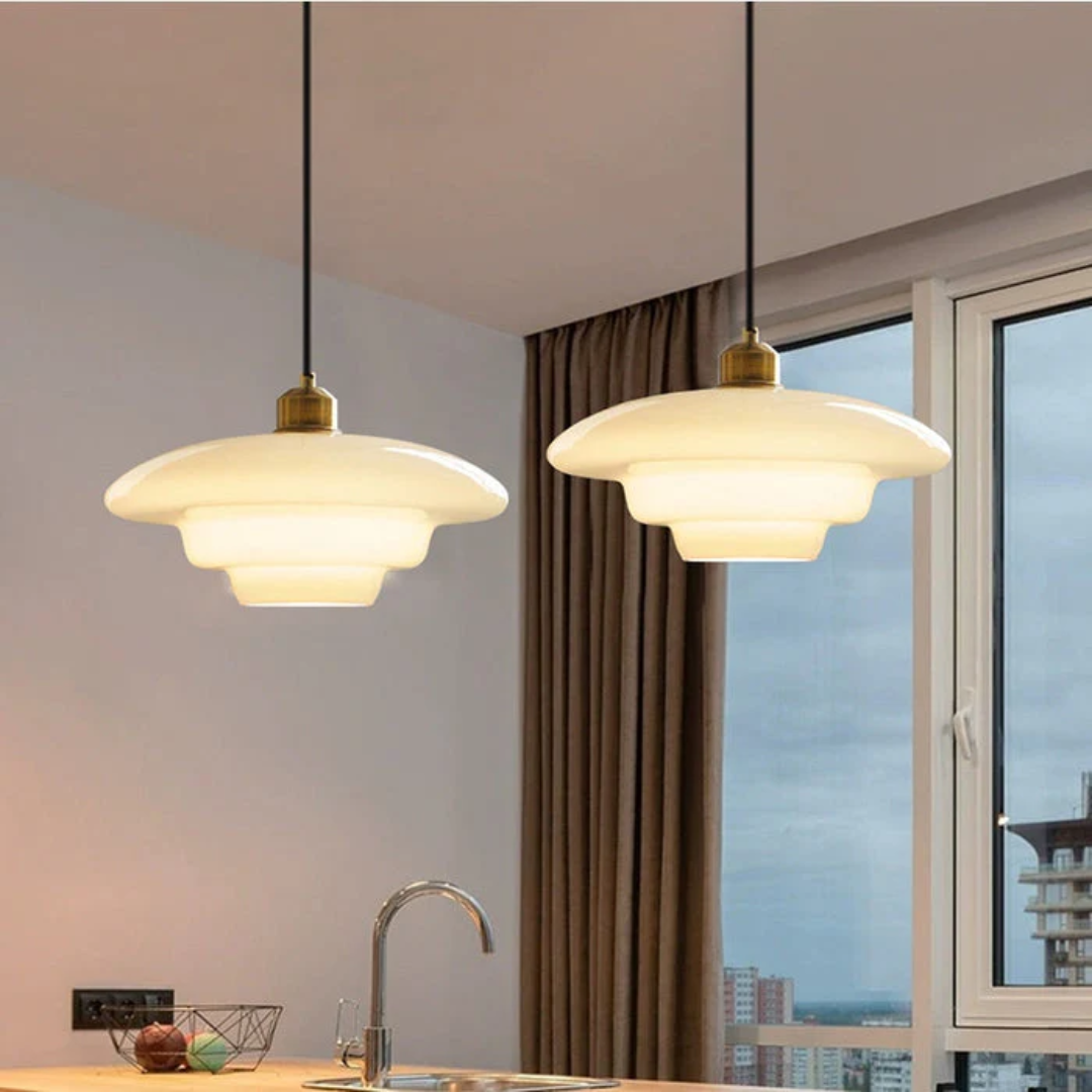 Elegant Clear Glass Hanging Light