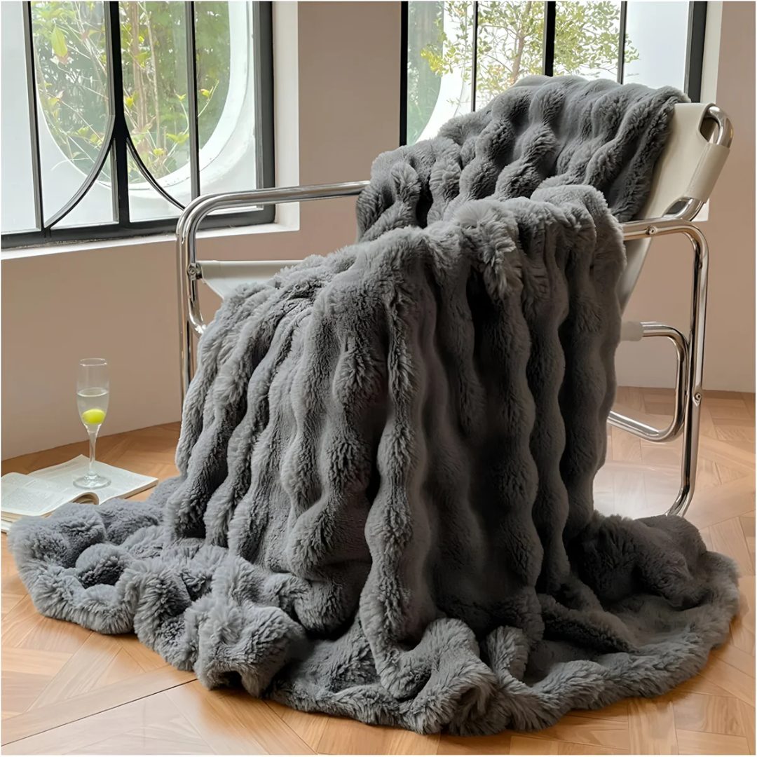 Plush Fuzzy Throw Blanket