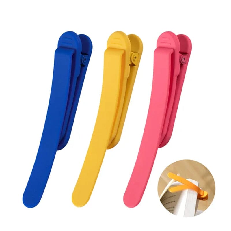 Colorful Silicone Page Bookmark