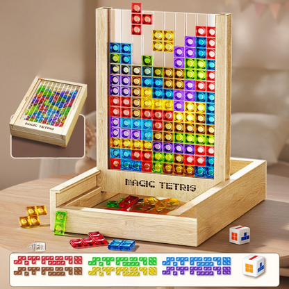 Classic Wood Puzzle Block Game - Fesara