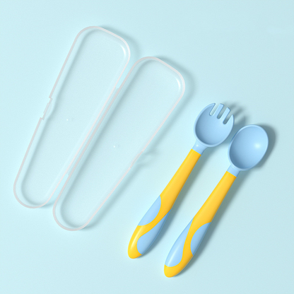 Kid's Safe Non Slip Baby Utensil Set