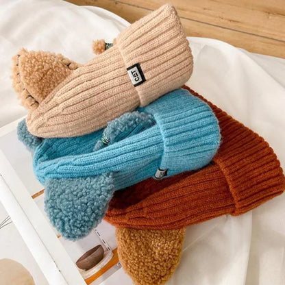 Warm Knitted Winter Hat for Women