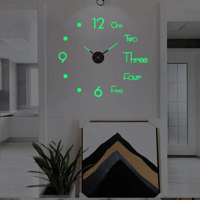 Quiet Large Wall Clock Classic Home Decor
