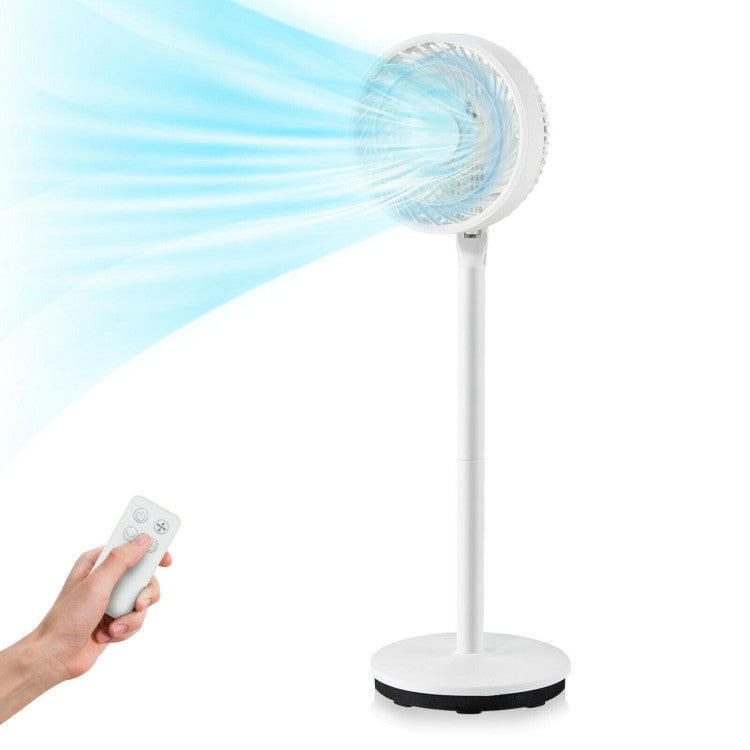 Compact Quiet Oscillating Floor Fan - Fesara