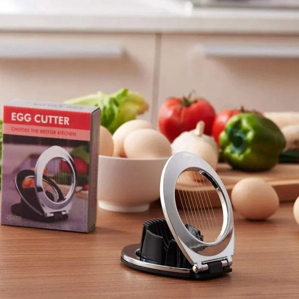 Premium 3-in-1 Stainless Egg Cutter