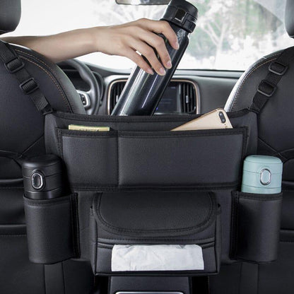 Practical Car Storage Bag with Multiple Compartments