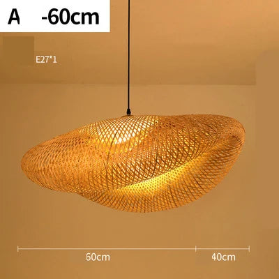 Natural Woven Rattan Pendant Lamp