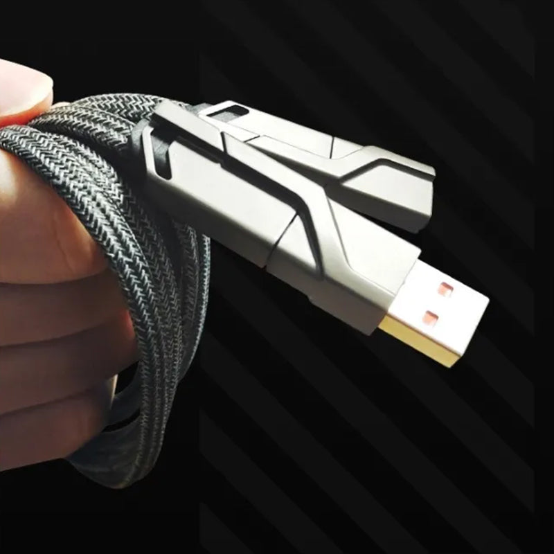 Premium 4-in-1 Braided Fast Charging Cable