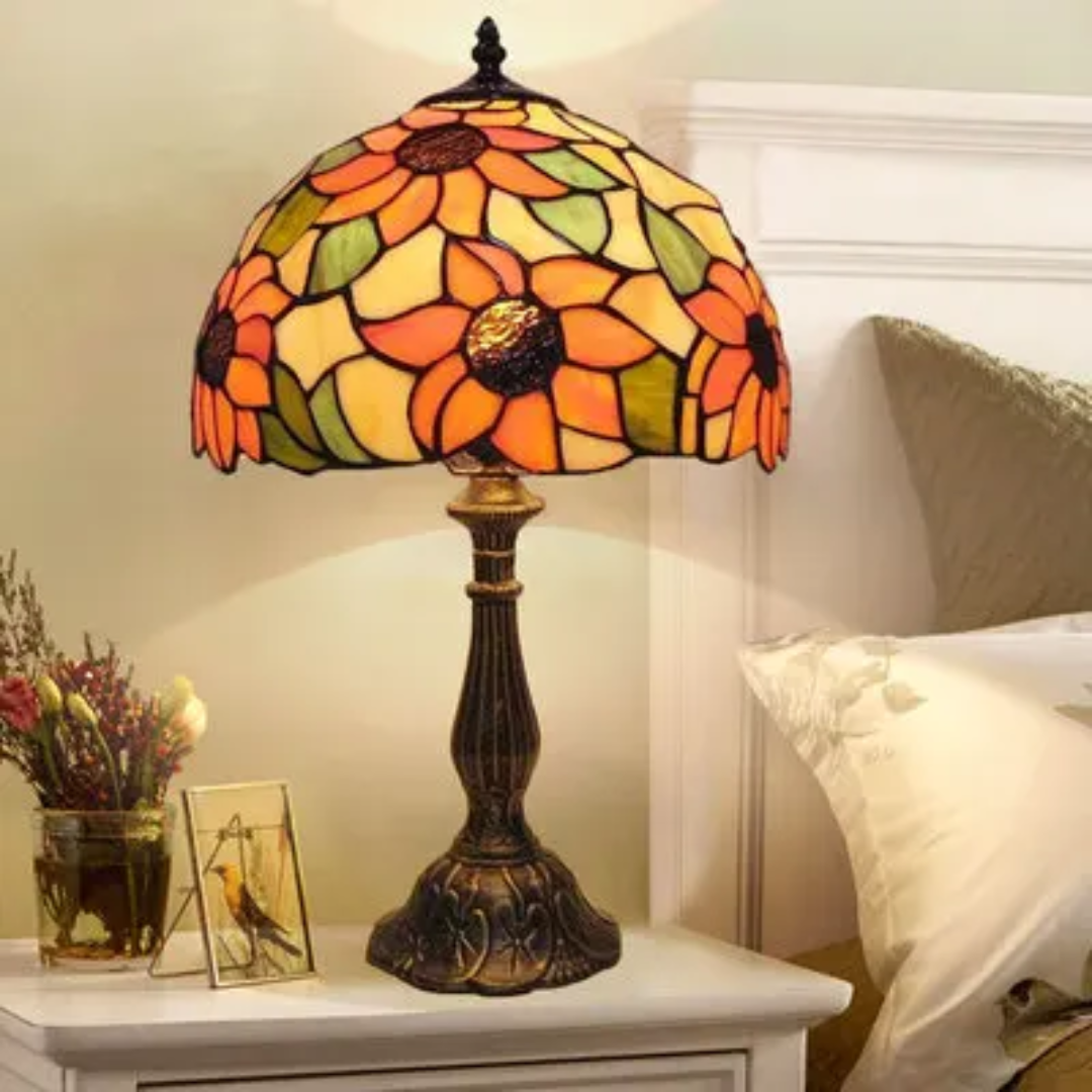 Stylish Rechargeable LED Tiffany Table Light