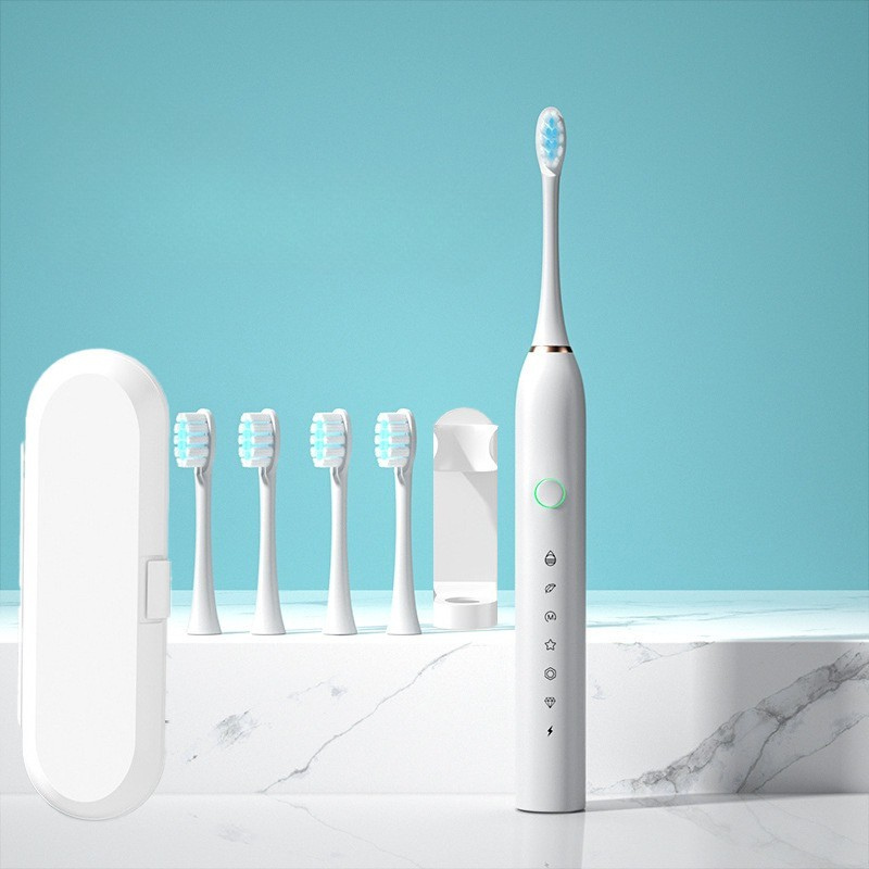 Electric Toothbrush with Replaceable Heads