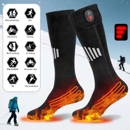 Warm Rechargeable USB Heated Socks for Cold Feet