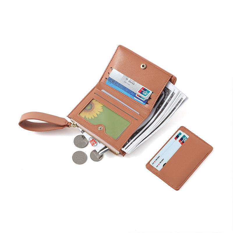 Practical Zip Around Wallet with Multiple Card Pockets