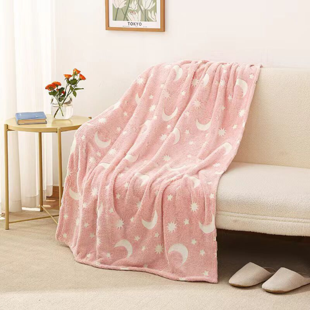 Bright Glow Kids Throw Blanket