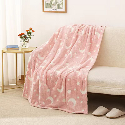 Bright Glow Kids Throw Blanket