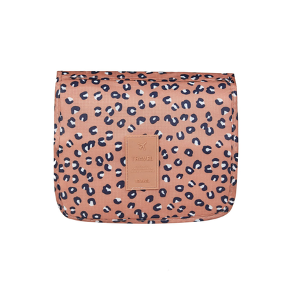 Compact Water-Resistant Travel Toiletry Kit Bag