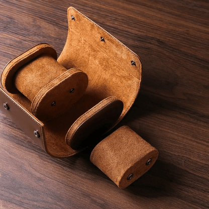 Premium Leather Watch Box - Elegant Storage Case