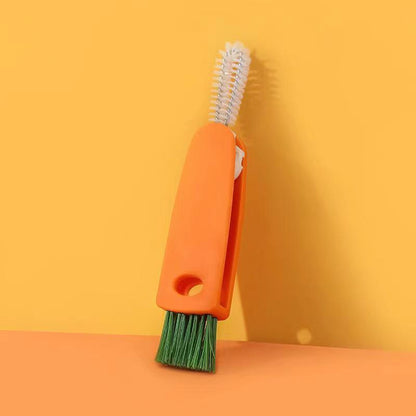 Practical 3-in-1 Cup Lid Cleaning Brush Tool
