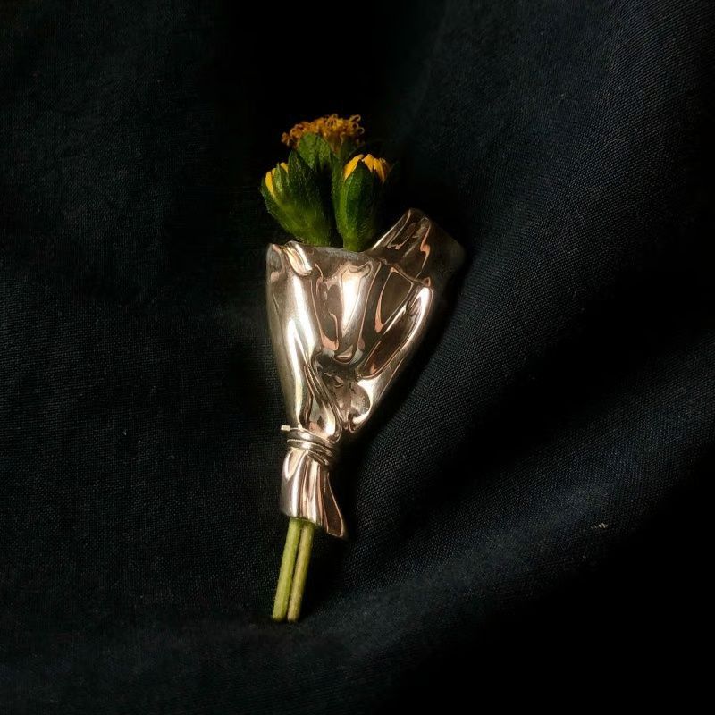 Floral Flower Pin Brooch