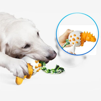 Fun Dino Shaped Dog Chew Toy