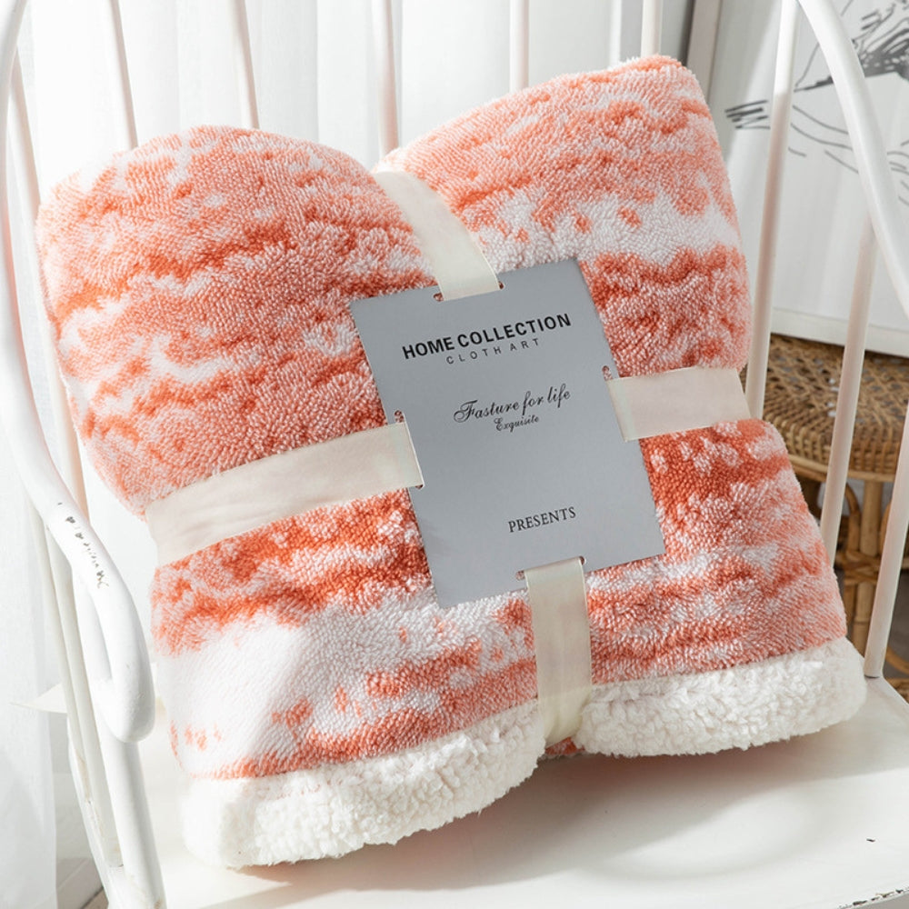 Plush Faux Fur Throw Blanket