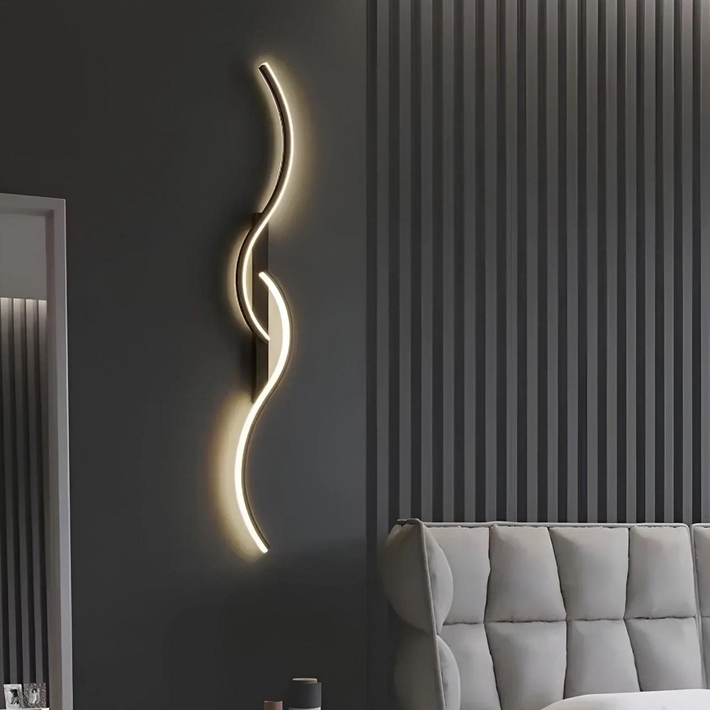 Modern Arc Shaped Wall Lamp
