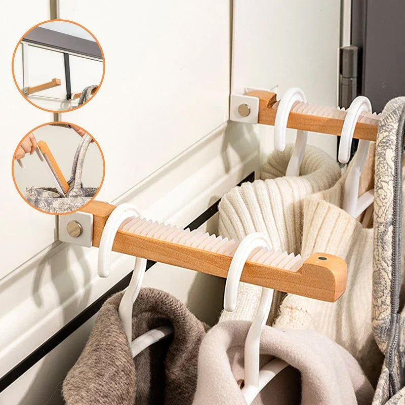Space Saving Collapsible Door Clothes Hook