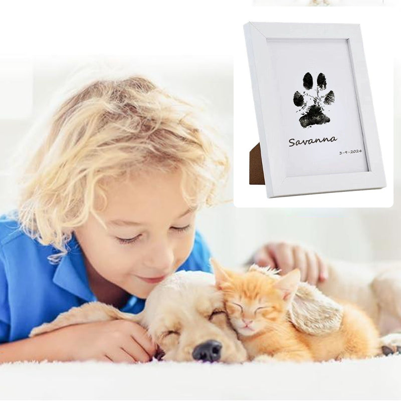 Personalized Pet Paw Photo Frame Kit
