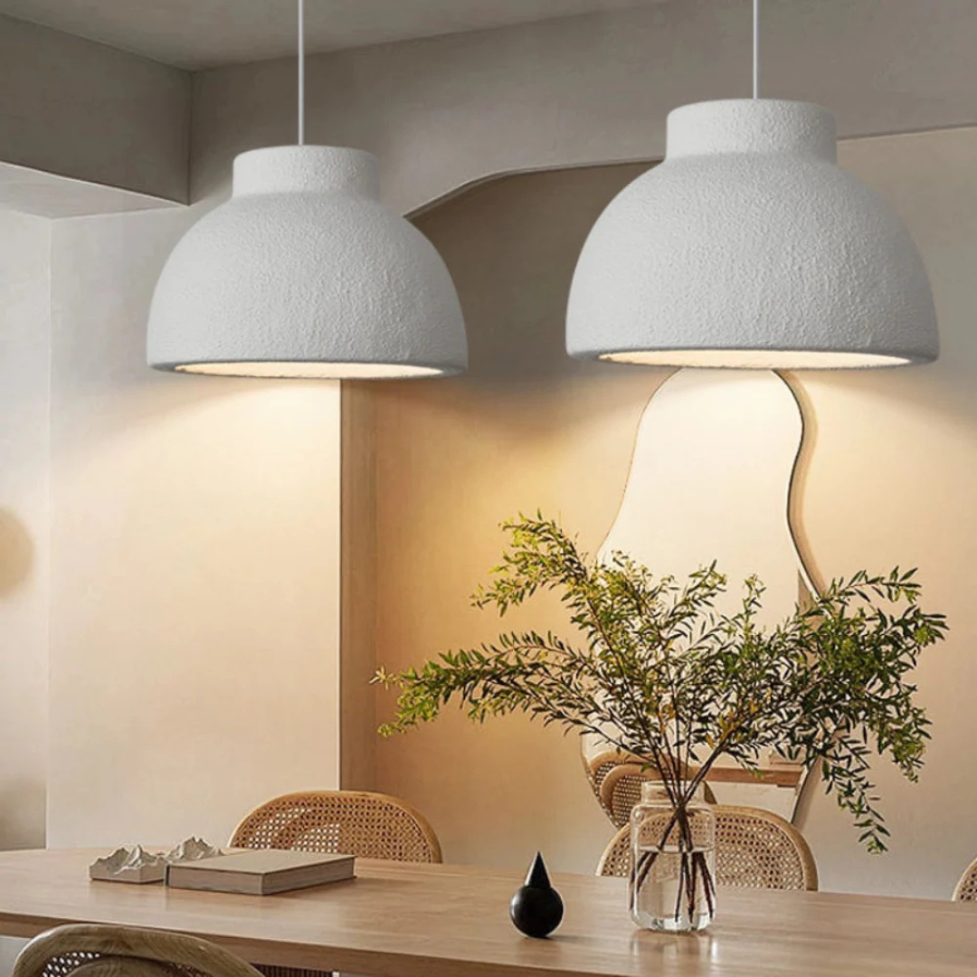 Simple White Pendant Ceiling Light