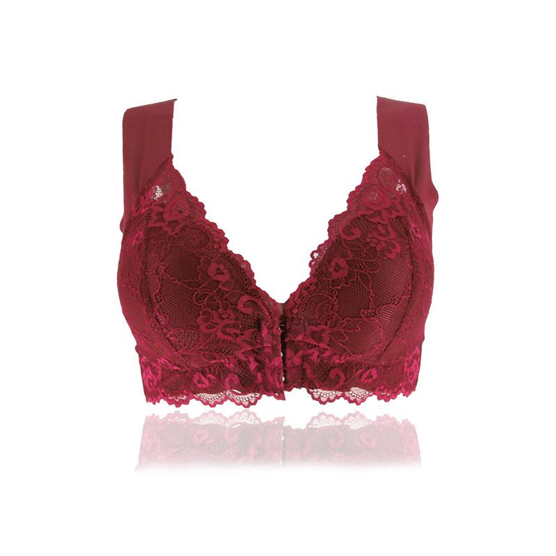 Delicate Lace Bra with Front Closure