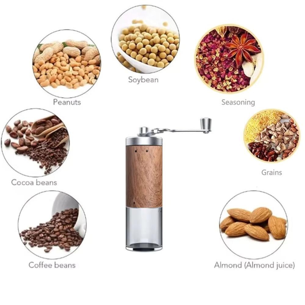 Classic Wooden Manual Coffee Grinder