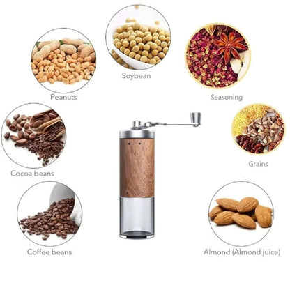 Classic Wooden Manual Coffee Grinder