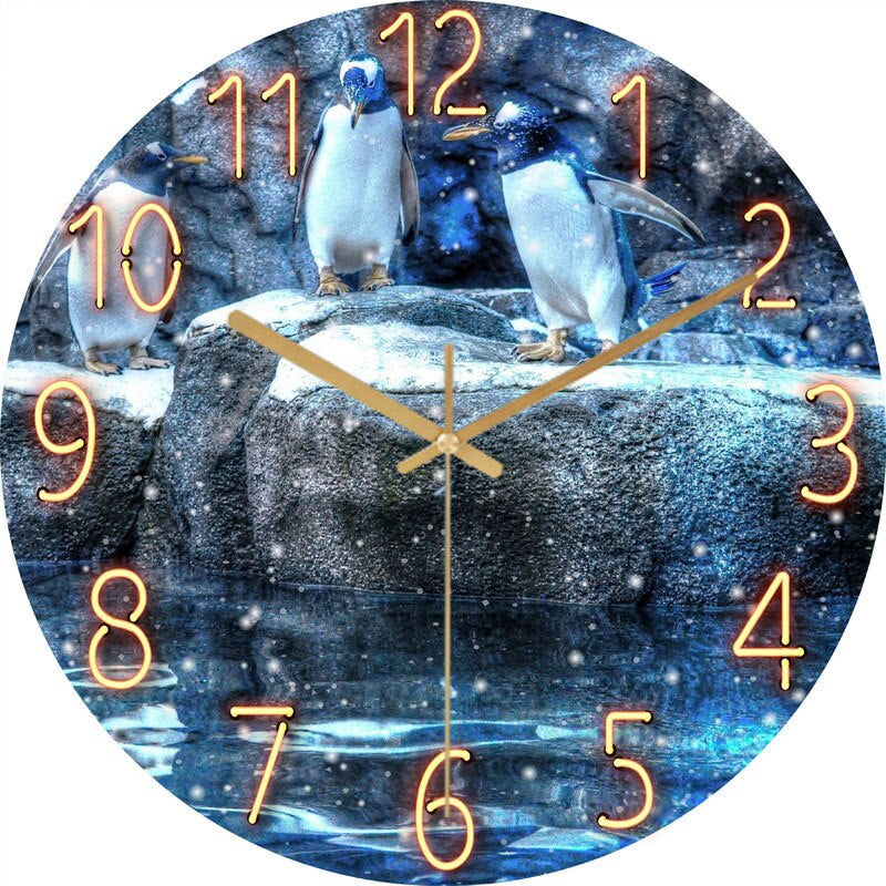 Modern Slim Large Wall Clock