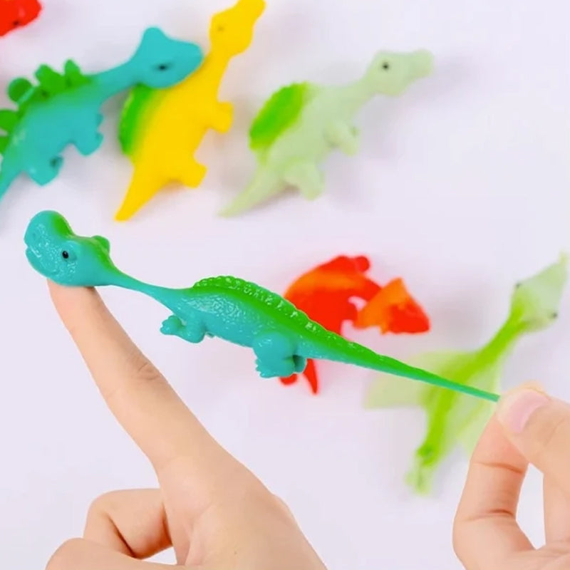 Fun Dino Sling Shot Finger Toy