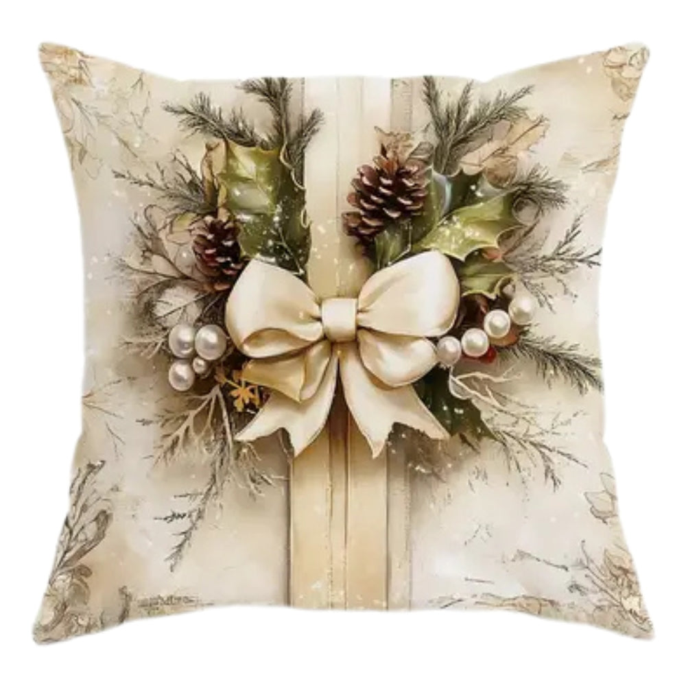 Classic Christmas Pillowcase Beautiful Tree Design