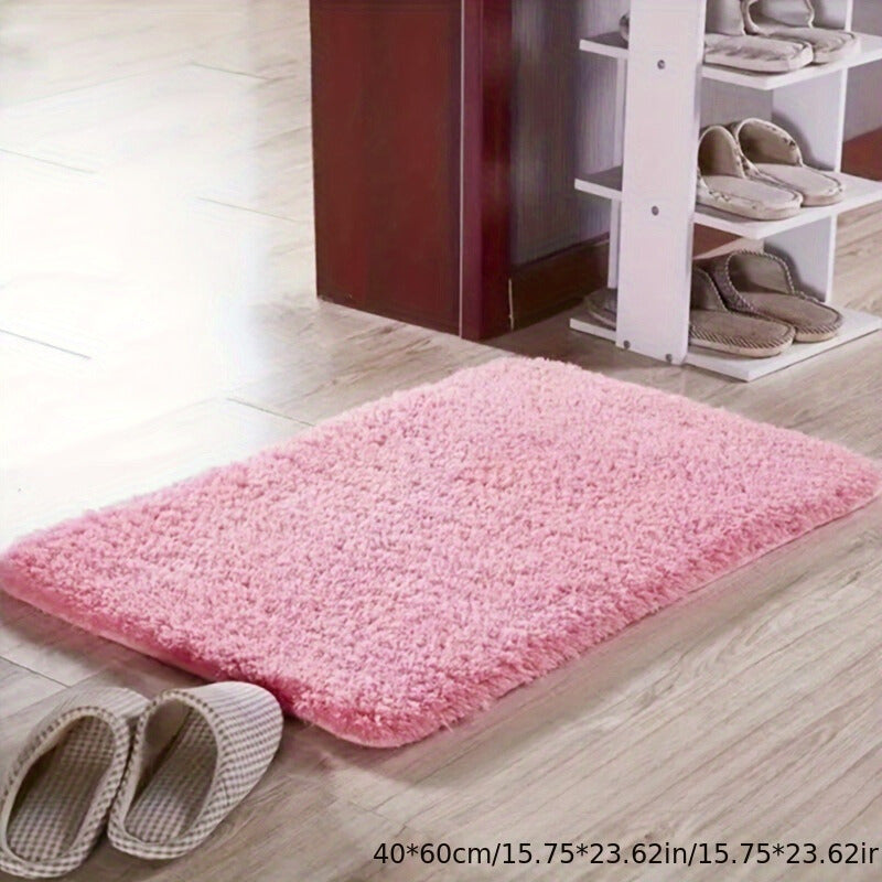 Plush Bathroom Mat - Ultra Soft Non Slip Bath Rug