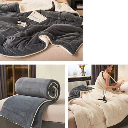 Plush Double Sided Velvet Throw Blanket