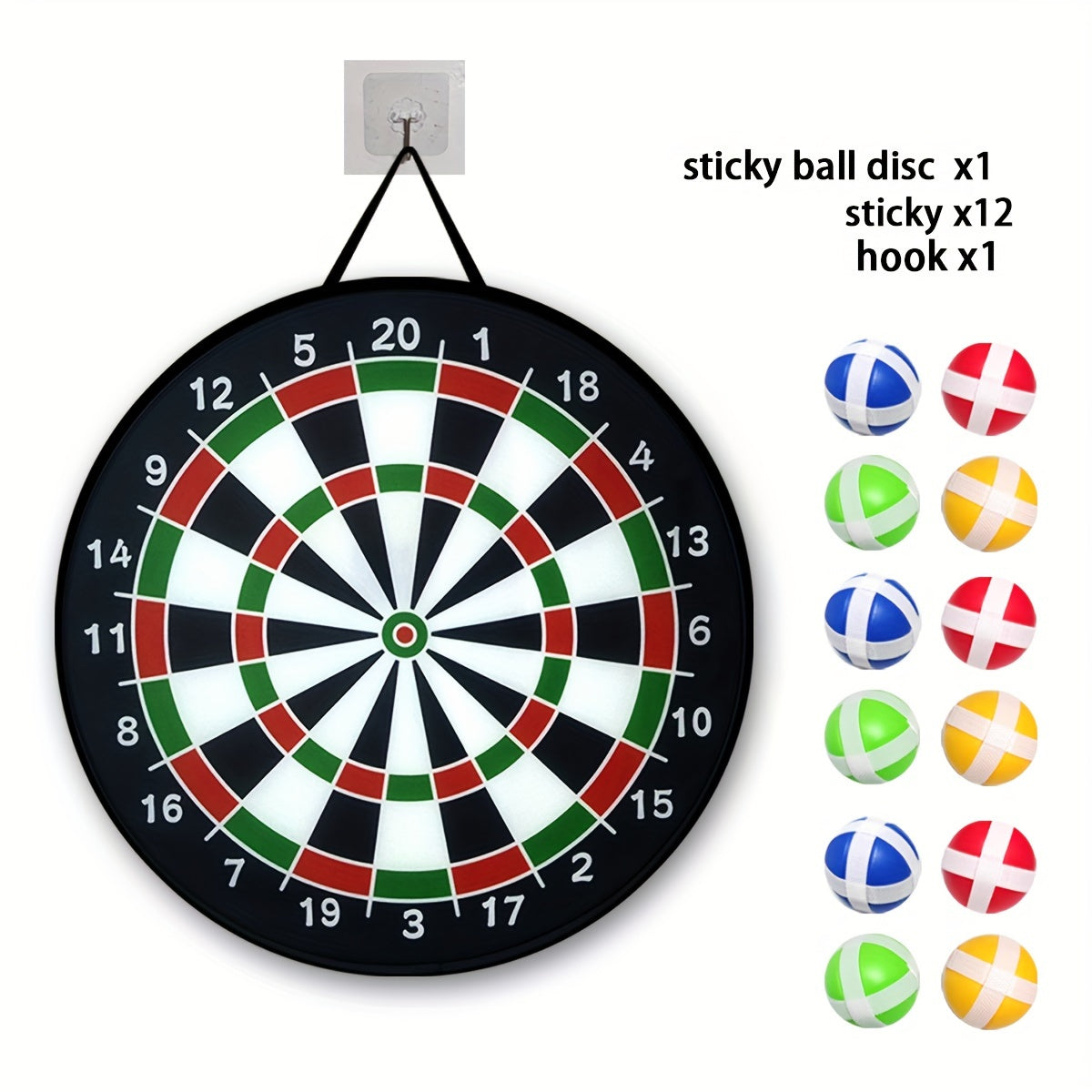 Portable Soft Tip Dartboard Set