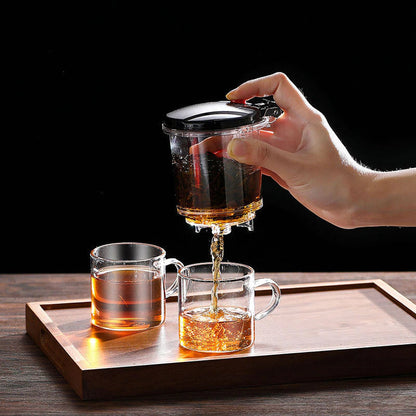 Heat Resistant Borosilicate Glass Teapot