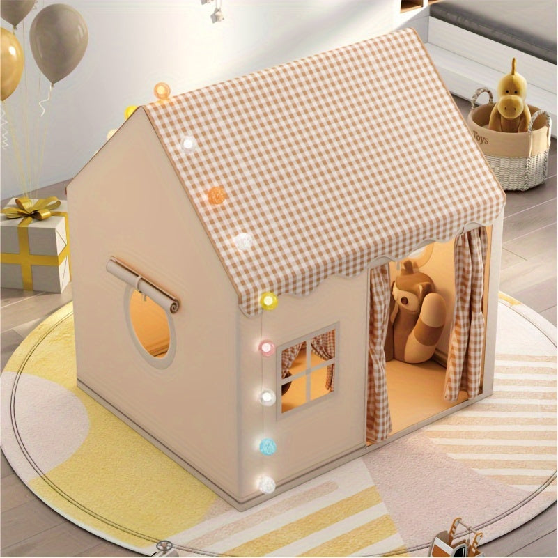 Fun Kids Playhouse Tent with Doors and Windows