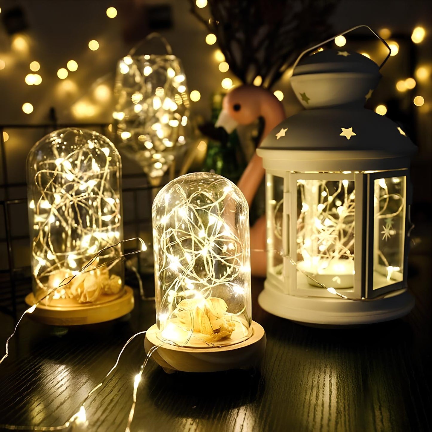 Waterproof Solar String Lights for Yard and Patio