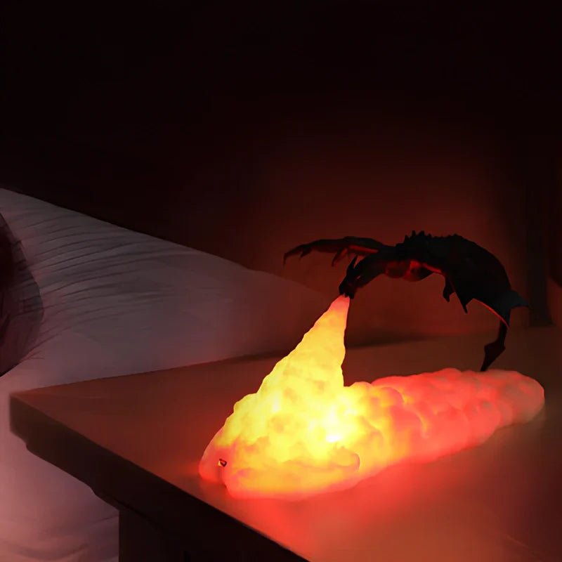Colorful Dragon Table Lamp